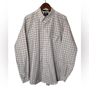 Resistol Rodeo Gear Men’s Plaid Dress Shirt Size XL